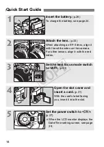 Предварительный просмотр 14 страницы Canon 3818B002 - Rebel T1i 15.1 MP Digital SLR Instruction Manual