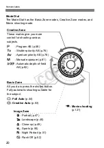 Предварительный просмотр 20 страницы Canon 3818B002 - Rebel T1i 15.1 MP Digital SLR Instruction Manual
