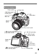 Предварительный просмотр 239 страницы Canon 3818B002 - Rebel T1i 15.1 MP Digital SLR Instruction Manual