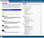 Preview for 3 page of Canon 3950B002 User Manual