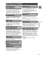 Preview for 9 page of Canon 40MC - Elura MiniDV Digital Camcorder Instruction Manual