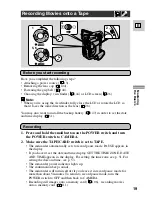 Preview for 19 page of Canon 40MC - Elura MiniDV Digital Camcorder Instruction Manual