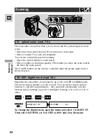 Preview for 24 page of Canon 40MC - Elura MiniDV Digital Camcorder Instruction Manual