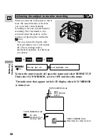 Preview for 28 page of Canon 40MC - Elura MiniDV Digital Camcorder Instruction Manual