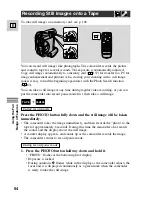 Preview for 54 page of Canon 40MC - Elura MiniDV Digital Camcorder Instruction Manual