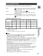 Preview for 61 page of Canon 40MC - Elura MiniDV Digital Camcorder Instruction Manual