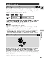 Preview for 69 page of Canon 40MC - Elura MiniDV Digital Camcorder Instruction Manual