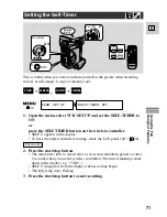 Preview for 71 page of Canon 40MC - Elura MiniDV Digital Camcorder Instruction Manual