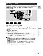 Preview for 73 page of Canon 40MC - Elura MiniDV Digital Camcorder Instruction Manual