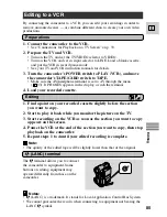 Preview for 85 page of Canon 40MC - Elura MiniDV Digital Camcorder Instruction Manual