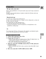 Preview for 93 page of Canon 40MC - Elura MiniDV Digital Camcorder Instruction Manual