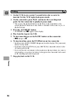 Preview for 94 page of Canon 40MC - Elura MiniDV Digital Camcorder Instruction Manual