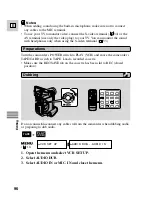 Preview for 96 page of Canon 40MC - Elura MiniDV Digital Camcorder Instruction Manual