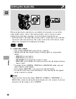 Preview for 98 page of Canon 40MC - Elura MiniDV Digital Camcorder Instruction Manual