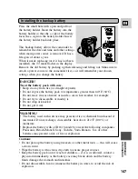 Preview for 147 page of Canon 40MC - Elura MiniDV Digital Camcorder Instruction Manual