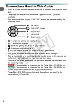 Предварительный просмотр 8 страницы Canon 4254B001 User Manual