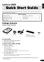 Preview for 2 page of Canon 4400F - CanoScan - Flatbed Scanner Quick Start Manual