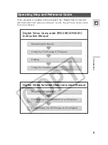 Preview for 5 page of Canon 45 MC - ZR45MC MiniDV Digital Camcorder Instruction Manual