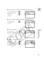 Предварительный просмотр 47 страницы Canon 45 MC - ZR45MC MiniDV Digital Camcorder Instruction Manual