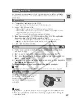 Preview for 87 page of Canon 45 MC - ZR45MC MiniDV Digital Camcorder Instruction Manual