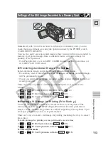 Preview for 113 page of Canon 45 MC - ZR45MC MiniDV Digital Camcorder Instruction Manual