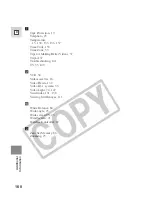 Preview for 160 page of Canon 45 MC - ZR45MC MiniDV Digital Camcorder Instruction Manual