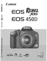 Предварительный просмотр 1 страницы Canon 450D - EOS Rebel XSi Instruction Manual