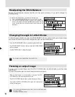 Предварительный просмотр 14 страницы Canon 450X - RE Document Camera Instruction Manual