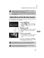 Предварительный просмотр 129 страницы Canon 4612B001 User Manual