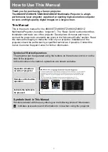 Preview for 2 page of Canon 4K600STZ User Manual