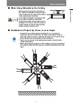 Preview for 23 page of Canon 4K600STZ User Manual