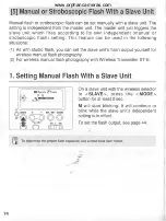 Preview for 25 page of Canon 550EX - Speedlite - Hot-shoe clip-on Flash Full Manual