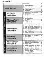 Preview for 4 page of Canon 550EX - Speedlite - Hot-shoe clip-on Flash Instructions Manual