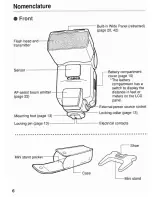 Preview for 6 page of Canon 550EX - Speedlite - Hot-shoe clip-on Flash Instructions Manual