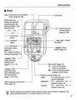 Preview for 7 page of Canon 550EX - Speedlite - Hot-shoe clip-on Flash Instructions Manual