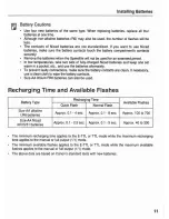 Preview for 11 page of Canon 550EX - Speedlite - Hot-shoe clip-on Flash Instructions Manual