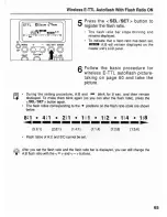 Preview for 65 page of Canon 550EX - Speedlite - Hot-shoe clip-on Flash Instructions Manual