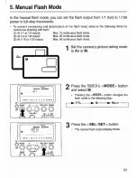 Preview for 93 page of Canon 550EX - Speedlite - Hot-shoe clip-on Flash Instructions Manual