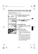 Preview for 46 page of Canon 580EX - Speedlite II - Hot-shoe clip-on Flash Instruction Manual