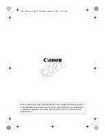 Preview for 175 page of Canon 580EX - Speedlite II - Hot-shoe clip-on Flash Instruction Manual