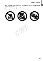 Предварительный просмотр 13 страницы Canon 5900B001 User Manual