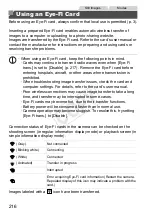 Предварительный просмотр 216 страницы Canon 5900B001 User Manual