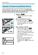 Preview for 64 page of Canon 600EXII-RT Instruction Manual