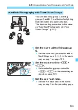 Preview for 103 page of Canon 600EXII-RT Instruction Manual