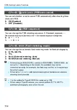 Preview for 114 page of Canon 600EXII-RT Instruction Manual