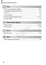 Preview for 10 page of Canon 6191B001 User Manual