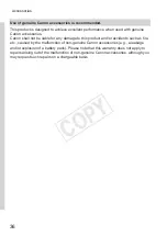 Предварительный просмотр 36 страницы Canon 6352B001 User Manual