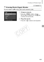 Предварительный просмотр 169 страницы Canon 6352B001 User Manual