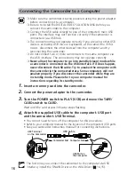 Preview for 16 page of Canon 70 MC - ZR70MC MiniDV Digital Camcorder User Manual