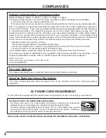 Preview for 4 page of Canon 7355 - LV XGA LCD Projector Owner'S Manual